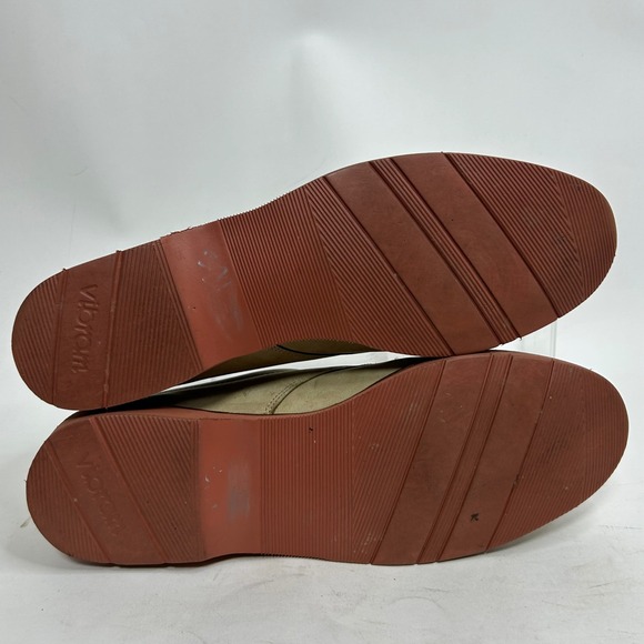VTG ET Wright Lites Mens Tan Nubuck Leather Derby Shoes‎ Vibram Sole JR88710 9 N main image 8